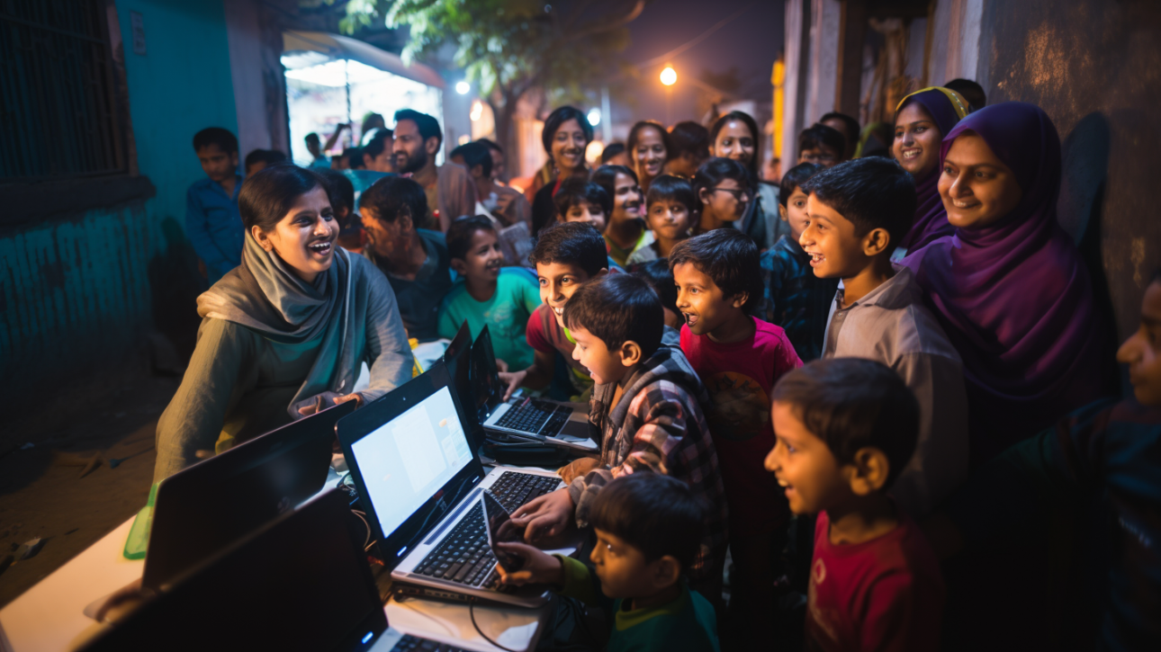 Technical Education for Slum Children in Delhi