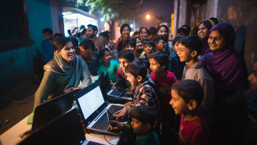 Technical Education for Slum Children in Delhi