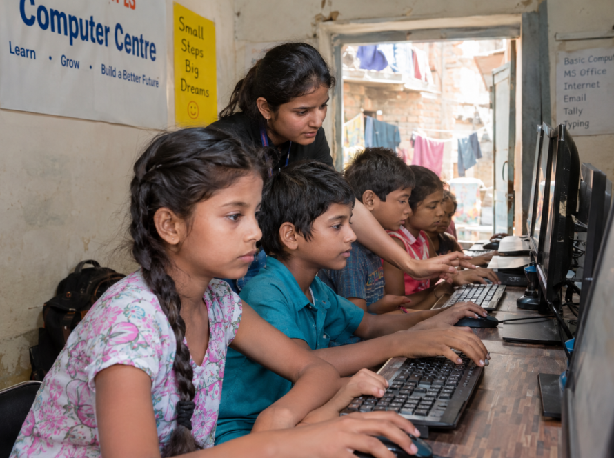 Technical Education for Slum Children in Delhi