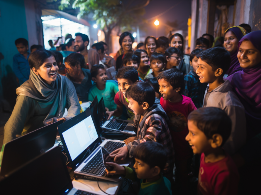 Technical Education for Slum Children in Delhi