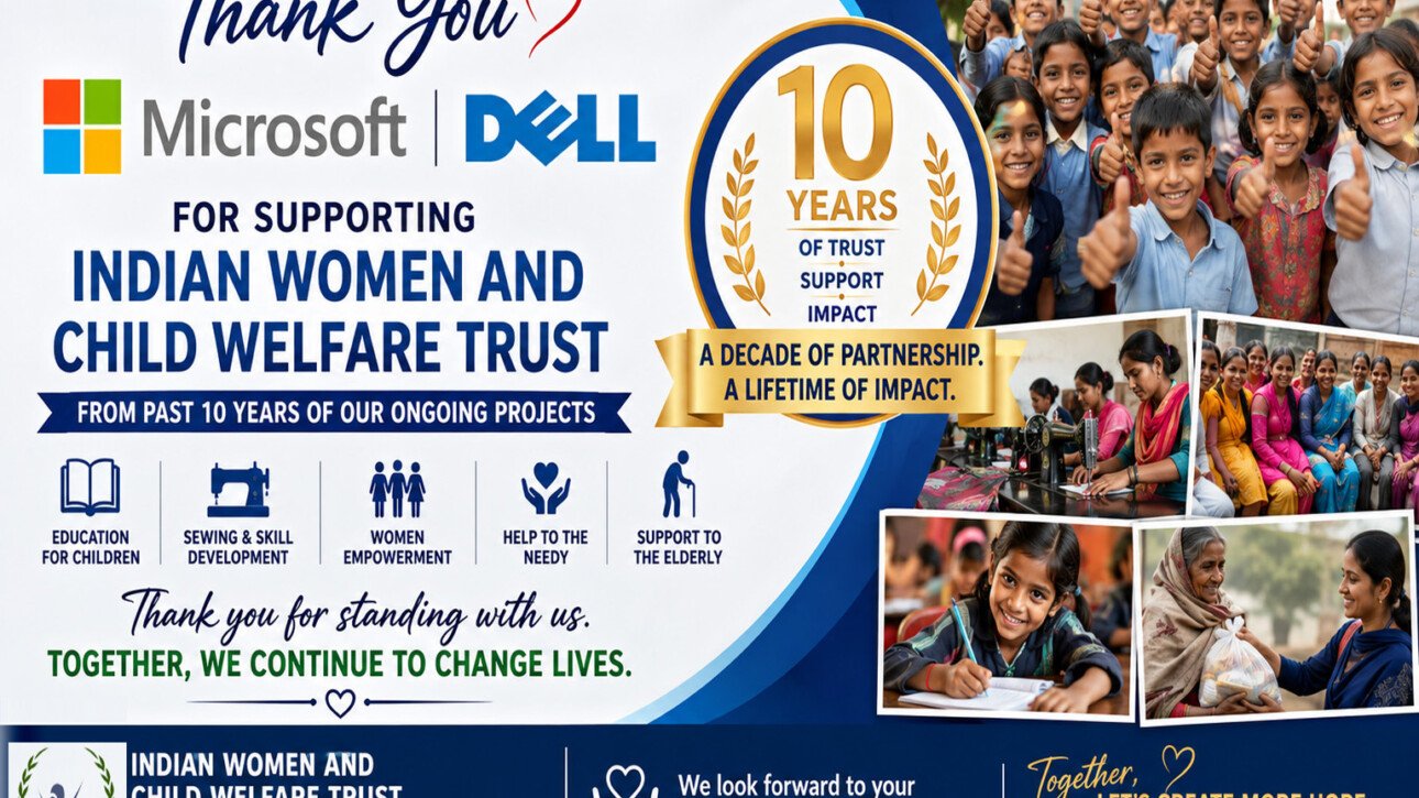 10 Years of Partnership Creating Lasting Change with Indian Women and Child Welfare Trust